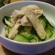 鶏むね肉ときゅうりのサッパリサラダ