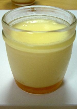 ピーチカラメルプリン-レシピのメイン写真