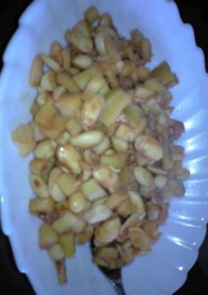 大豆とたけのこのにんにく醤油炒め-レシピのメイン写真