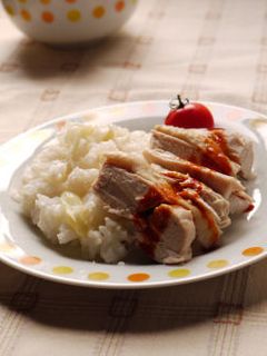 炊飯器におまかせ!中華風チキンライス-レシピのメイン写真