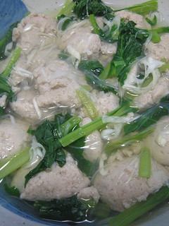 魚のすり身と青菜の煮びたし-レシピのメイン写真