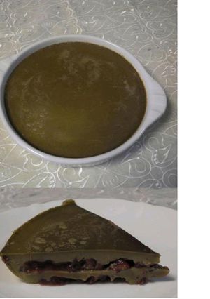 小豆の抹茶風味クラフティ-レシピのメイン写真