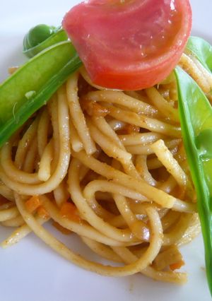 カレーパスタ-レシピのメイン写真