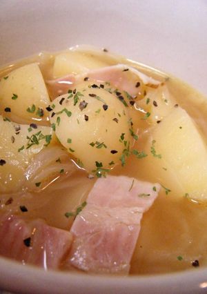 新じゃが＆新玉ねぎのシンプルなスープ-レシピのメイン写真