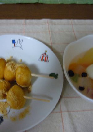 親子で作る白玉団子-レシピのメイン写真