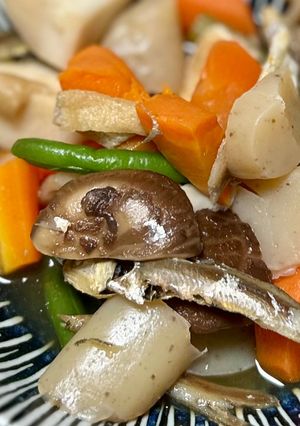 【大人の惣菜】冷凍カット野菜で時短本格和風煮物-レシピのメイン写真