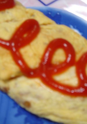 半熟がおススメ☆納豆オムレツ☆-レシピのメイン写真