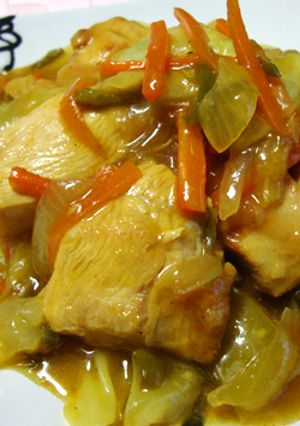 野菜たっぷり＆鶏胸肉の炒め煮❤-レシピのメイン写真