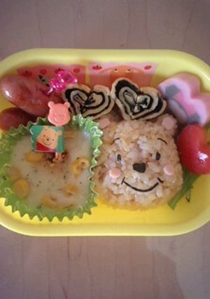 プーさんのお弁当-レシピのメイン写真