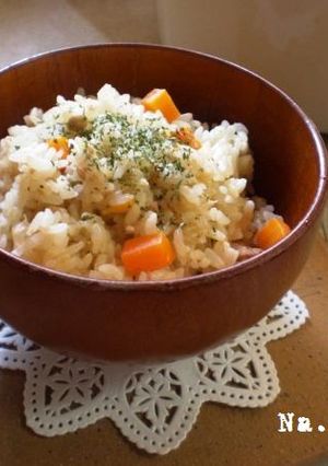 シーチキンと大豆のあっさり炊き込みごはん-レシピのメイン写真