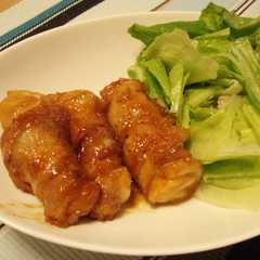 รูปของ ～お弁当に～高野豆腐の豚肉巻き照り焼き