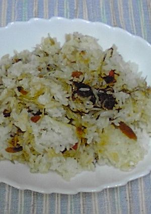 梅としらすの菜っ葉のチャーハン-レシピのメイン写真