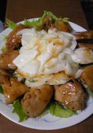 鶏肉の甘辛オニオンマヨ-レシピのメイン写真