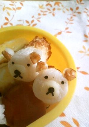 お弁当に♪リラックマなチーちく☆キャラ弁-レシピのメイン写真