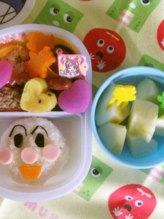 キャラ弁当 アンパンマン 年少 -レシピのメイン写真