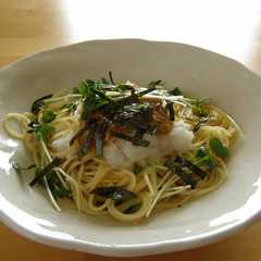 รูปของ 温でも♪冷でも♪なめたけおろしパスタ
