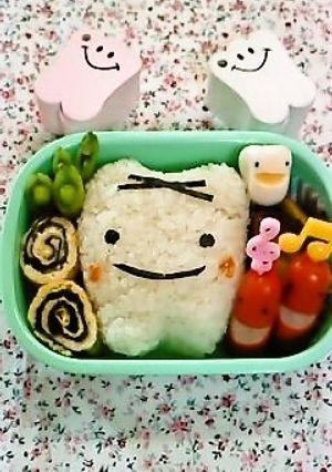 【簡単キャラ弁】歯を大切に＊歯弁当-レシピのメイン写真