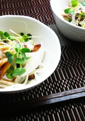 鯵の干物で☆エスニックなサラダ♪-レシピのメイン写真