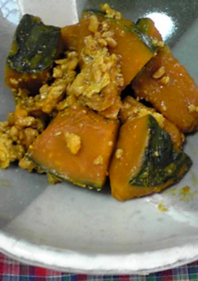 かぼちゃの煮物（お弁当用）-レシピのメイン写真