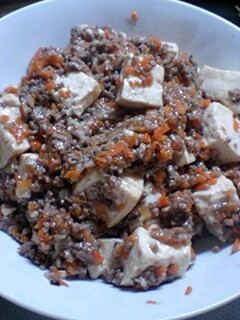 簡単♪ひき肉と豆腐炒め-レシピのメイン写真