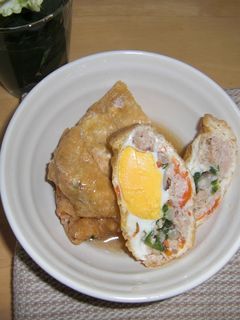 残った野菜を油揚げの巾着に♪-レシピのメイン写真