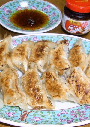 李錦記のラー油レシピ②具たっぷり焼き餃子-レシピのメイン写真