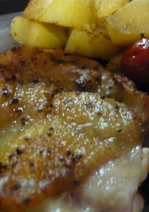 ワイン好きの＊ただの鶏肉のソテー♪-レシピのメイン写真