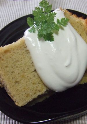 ほうじ茶のシフォンケーキ」＾ー＾「-レシピのメイン写真