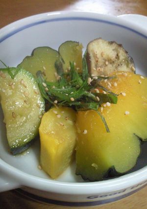 なす・かぼちゃ・ズッキーニのほっこり煮-レシピのメイン写真