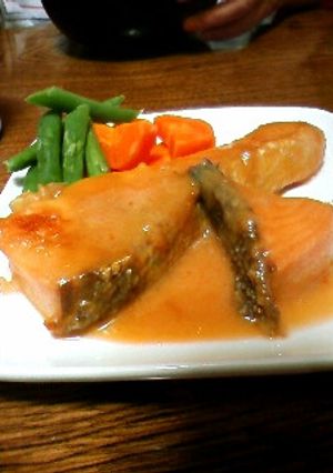 鮭の味噌煮-レシピのメイン写真