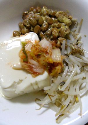 簡単すぎる豆腐もやし納豆キムチ-レシピのメイン写真