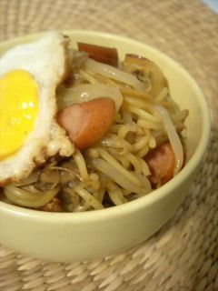 ○鶏がらでさっぱり焼きそば○-レシピのメイン写真