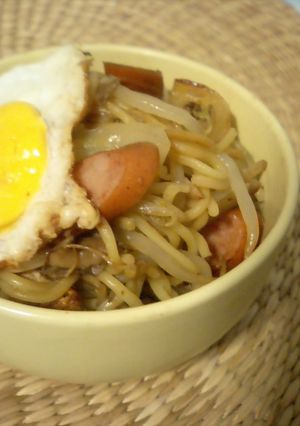 ○鶏がらでさっぱり焼きそば○-レシピのメイン写真