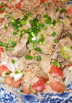 さっぱり　豚しゃぶ　カルパッチョ-レシピのメイン写真