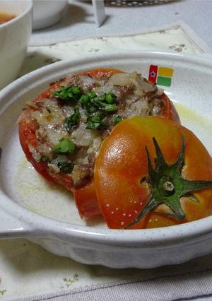 簡単美味しい☆　トマトファルシ-レシピのメイン写真