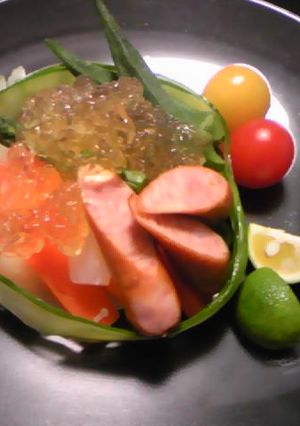 超簡単！コンソメジュレで温野菜！-レシピのメイン写真