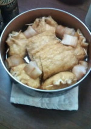 かつおとかつおと鶏で袋煮-レシピのメイン写真