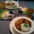 さっとカレーとチキンロール