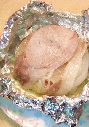 今が旬!新玉ねぎ★トマト★豚肉の重ね焼き-レシピのメイン写真