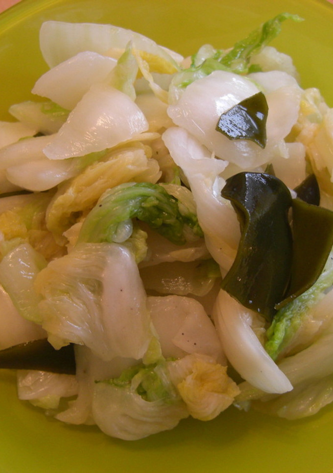 レンジで簡単！白菜の漬物-レシピのメイン写真