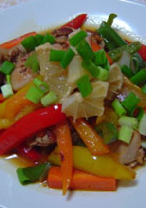レモンでさっぱり！！鶏肉の野菜炒め-レシピのメイン写真