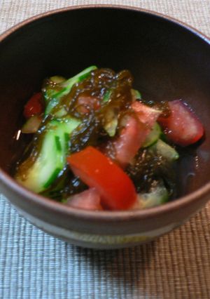 もずく・きゅうり・トマトの酢の物-レシピのメイン写真