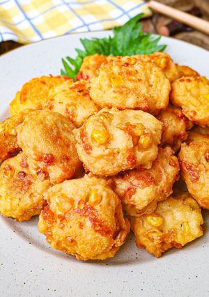 やみつき♡コーンとチーズの豆腐ナゲット-レシピのメイン写真