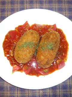 サラダが変身、鮭ポテコロッケ♪-レシピのメイン写真