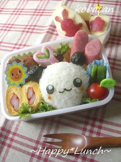 パンダちゃんのお弁当♪(キャラ弁)-レシピのメイン写真