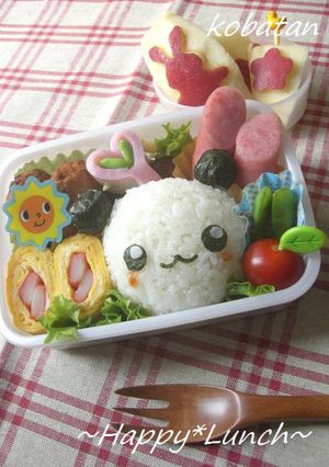 パンダちゃんのお弁当♪（キャラ弁）-レシピのメイン写真