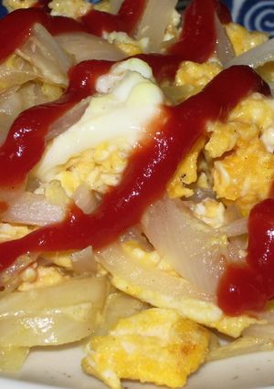 ☆卵と玉葱だけの炒め物☆-レシピのメイン写真