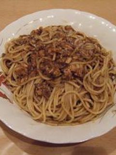 サバの味噌煮カレーパスタ-レシピのメイン写真