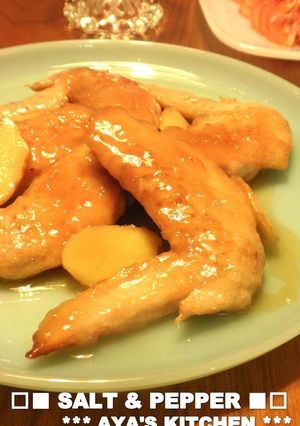 ***鶏手羽先の酢生姜さっぱり煮***-レシピのメイン写真