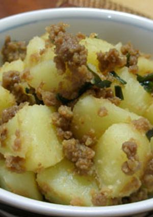 じゃがいも肉味噌あえ　お弁当のおかず-レシピのメイン写真